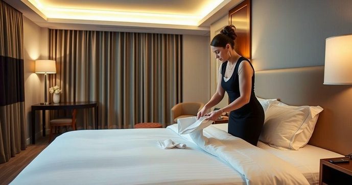 Como o serviço de camareira em hotel melhora a experiência do hóspede Como o serviço de camareira em hotel melhora a experiência do hóspede