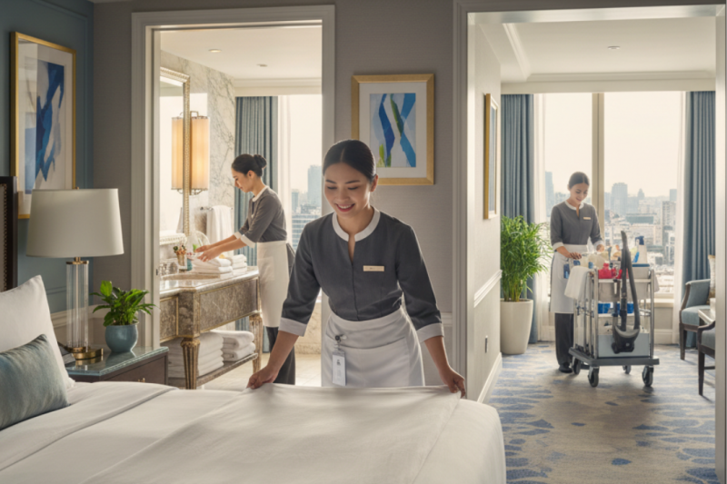 Importância das Camareiras na Indústria da Hospitalidade