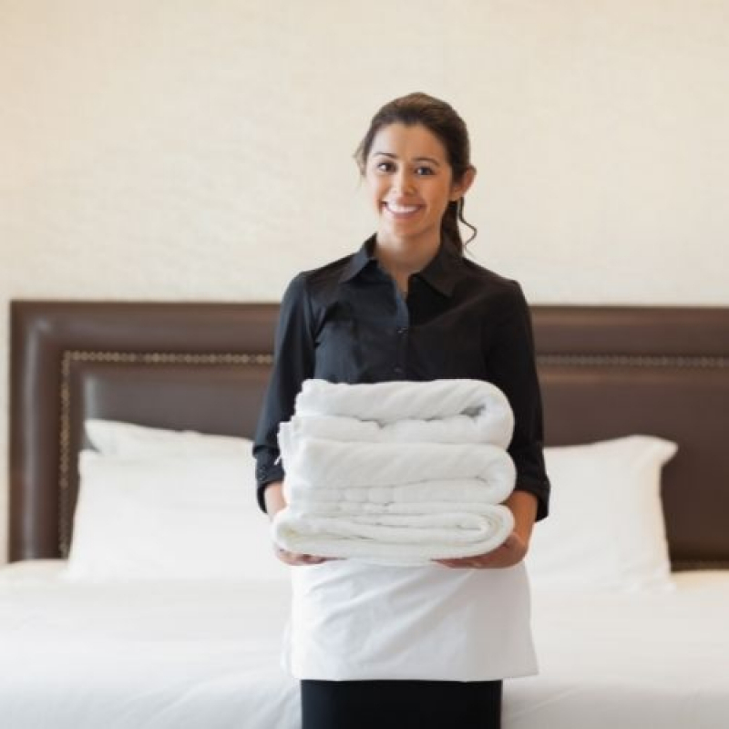 Camareira de Motel Contratar São Sebastião - Serviço Camareira de Hotel